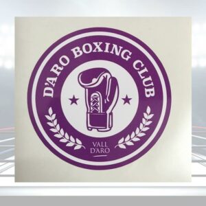 D'Aro Boxing Club - Shop - Merchandising - Adhesiu Violeta